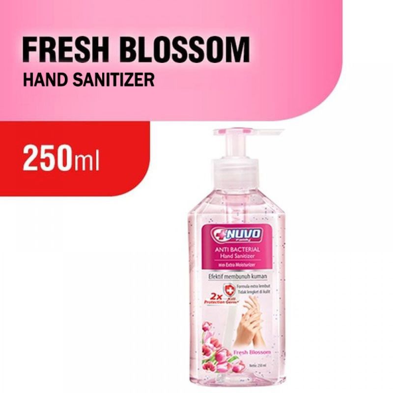 Jual Nuvo Hand Sanitizer Antibacterial Fresh Blossom [250 mL] di Seller