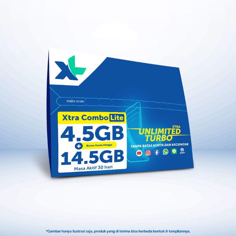 Jual XL Axiata Xtra Combo Lite Kuota Xtra Unlimited Turbo ...