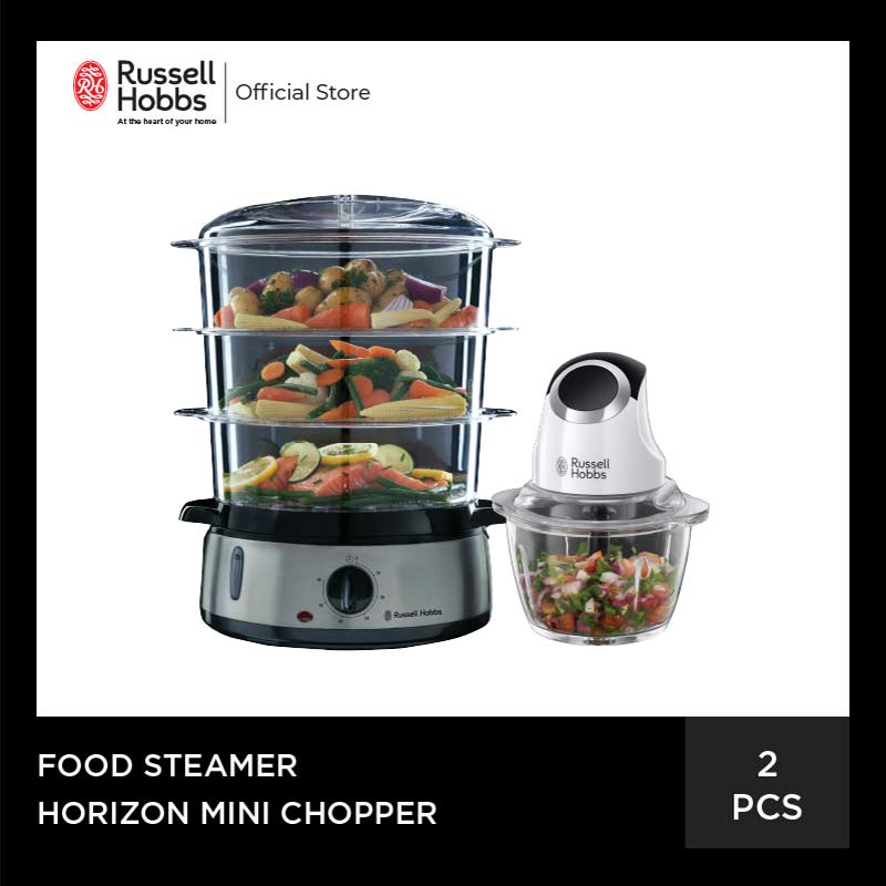 Jual Bundling Russell Hobbs Food Steamer Horizon Mini Chopper Di Seller Russell Hobbs