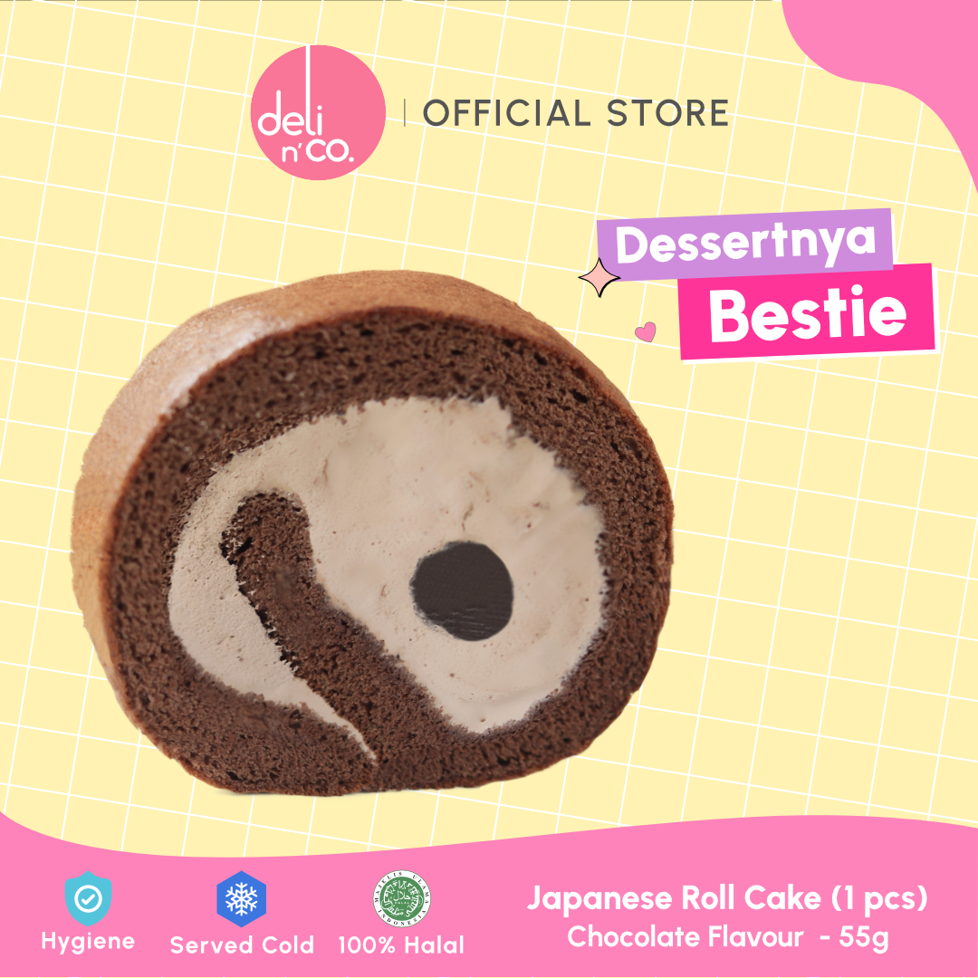Promo Deli & Co Japanese Roll Cake Chocolate Diskon 12 di Seller Deli
