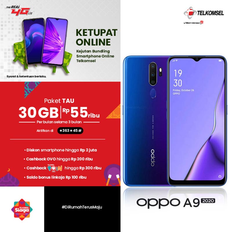 Jual OPPO A9 S   martphone [128GB/ 8GB] Makin Untung Dengan