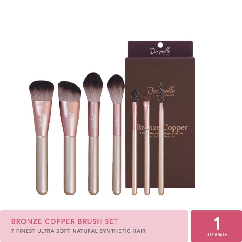 Jual Jacquelle Bronze Copper Brush Set - Set Kuas Kecantikan isi 7 di Seller Jacquelle Official Store - Kota Jakarta Utara, DKI Jakarta | Blibli Jual Jacquelle Bronze Copper Brush Set - Set Kuas Kecantikan isi 7 di Seller Jacquelle Official Store - Kota Jakarta Utara, DKI Jakarta | Blibli