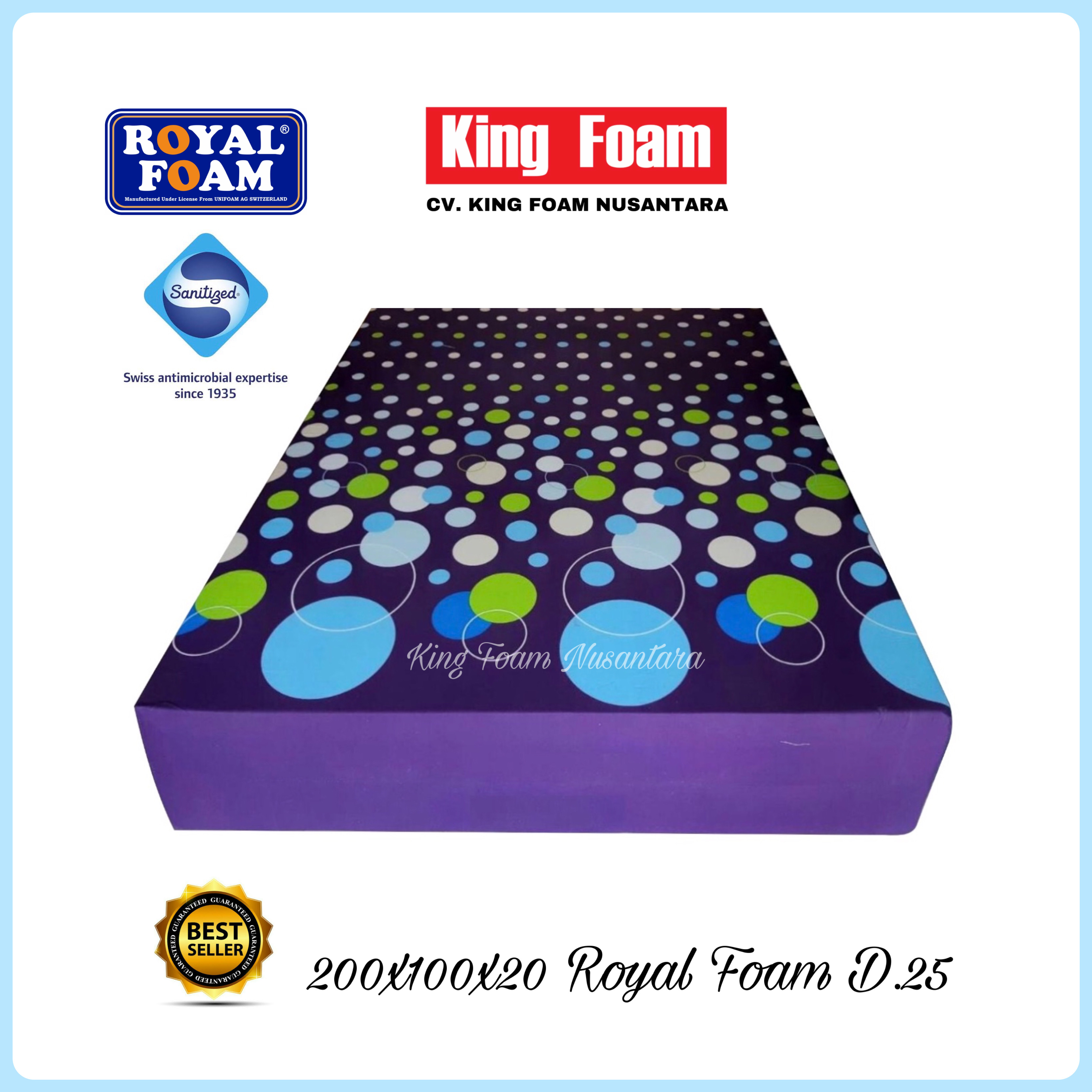 Jual Royal Foam D.25 Kasur Busa Foam [200x100x20] Di Seller King Foam