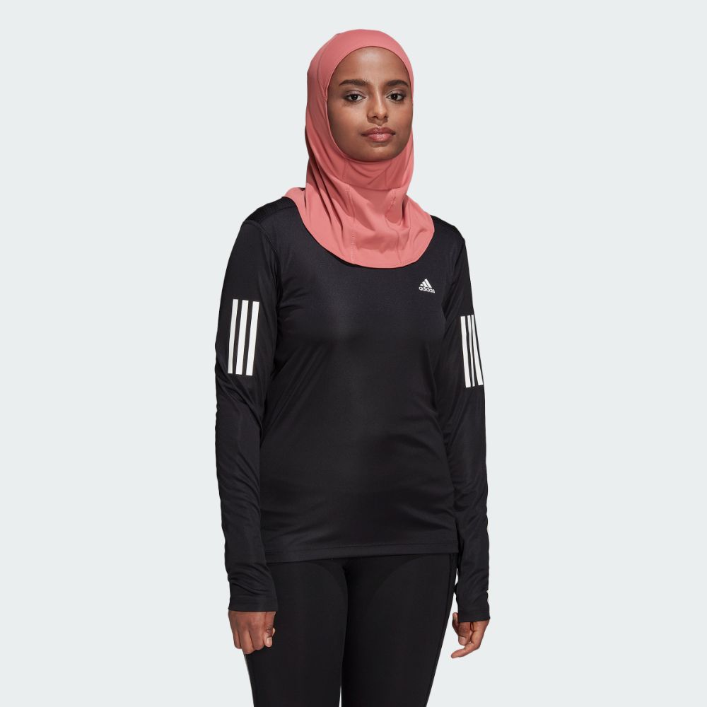 Promo adidas Run Icons 3Stripes Running Hijab [HK9112] Diskon 45 di