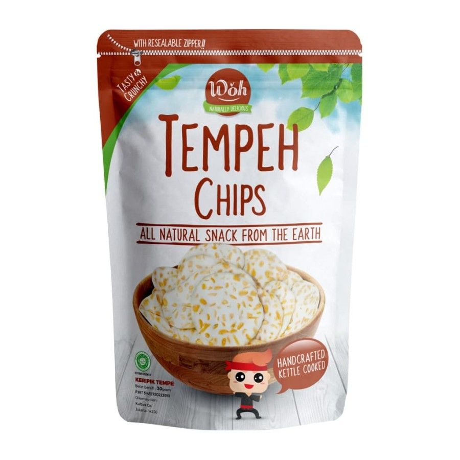 Jual Woh Tempeh Chips Variant BBQ [50 g] di Seller Indonesia Mall