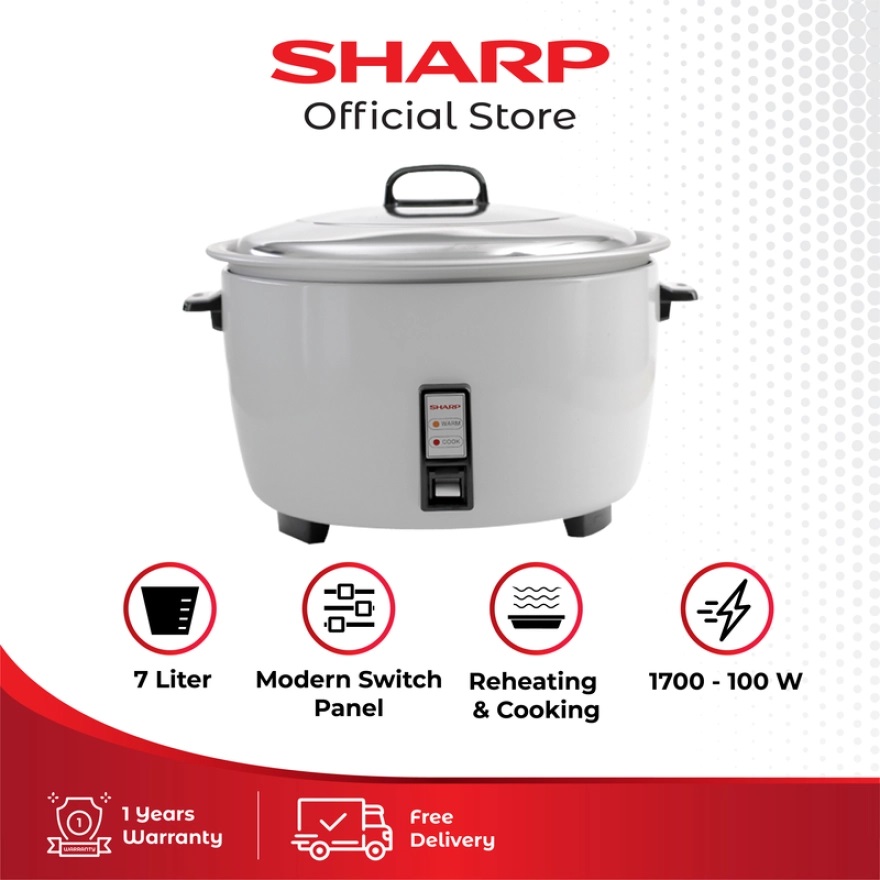 Promo Sharp Ksh777 Rice Cooker Jumbo [7 L] 2000 Watt Diskon 30 Di