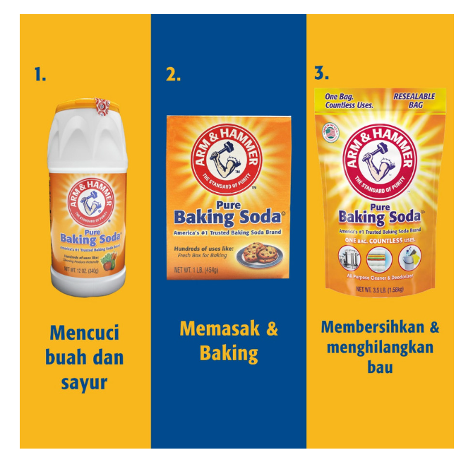 Promo Arm & Hammer Baking Soda 2,267Kg Diskon 26 di Seller Kaifa Basic Food Gudang Blibli
