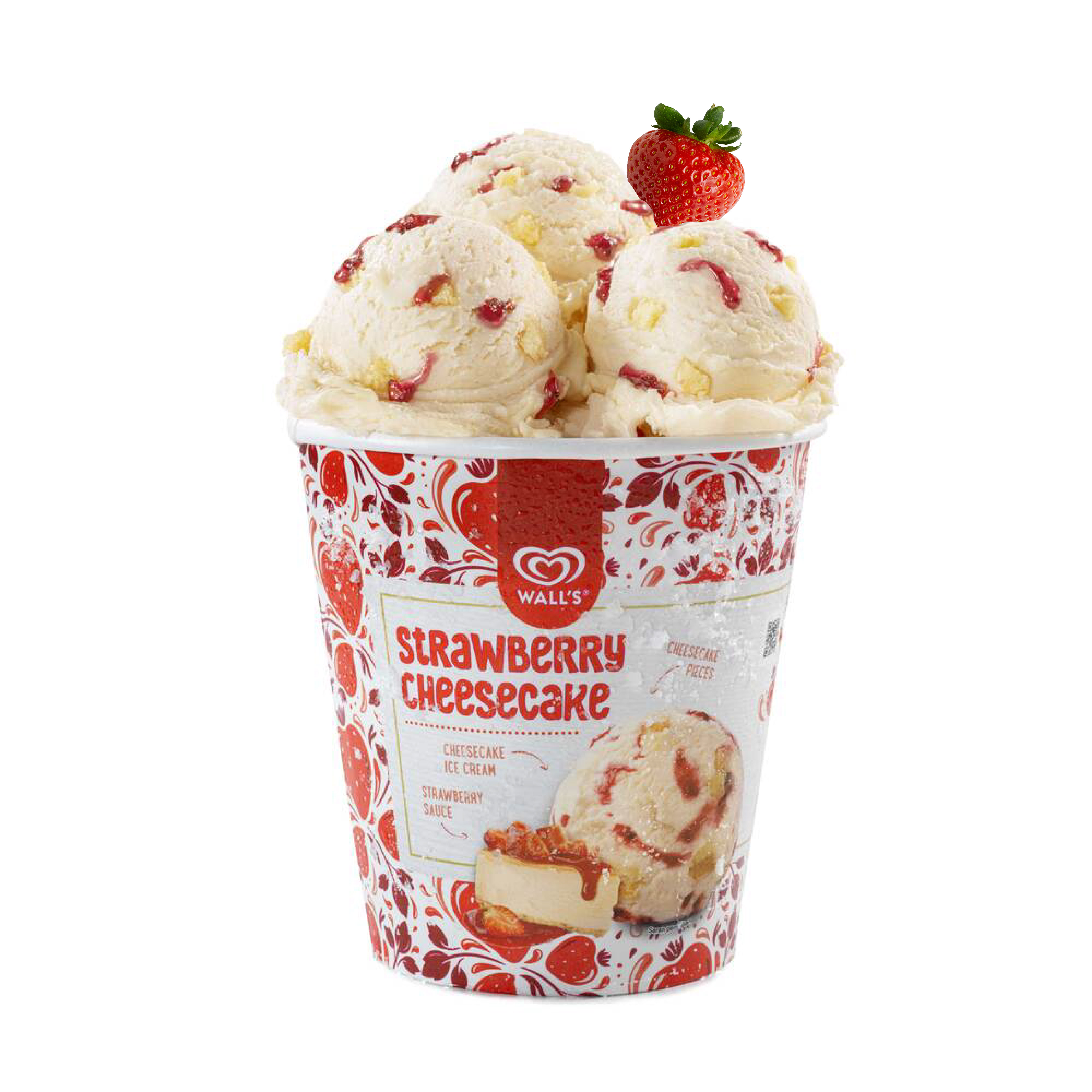 Promo Jakarta Wall's Selection Strawberry Cheesecake Ice Cream [410