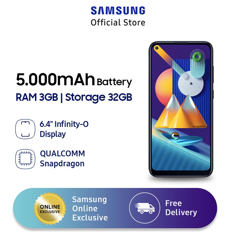 âˆš Flash Sale - Samsung Galaxy M11 Smar   tphone [3 Gb/ 32 Gb] Terbaru