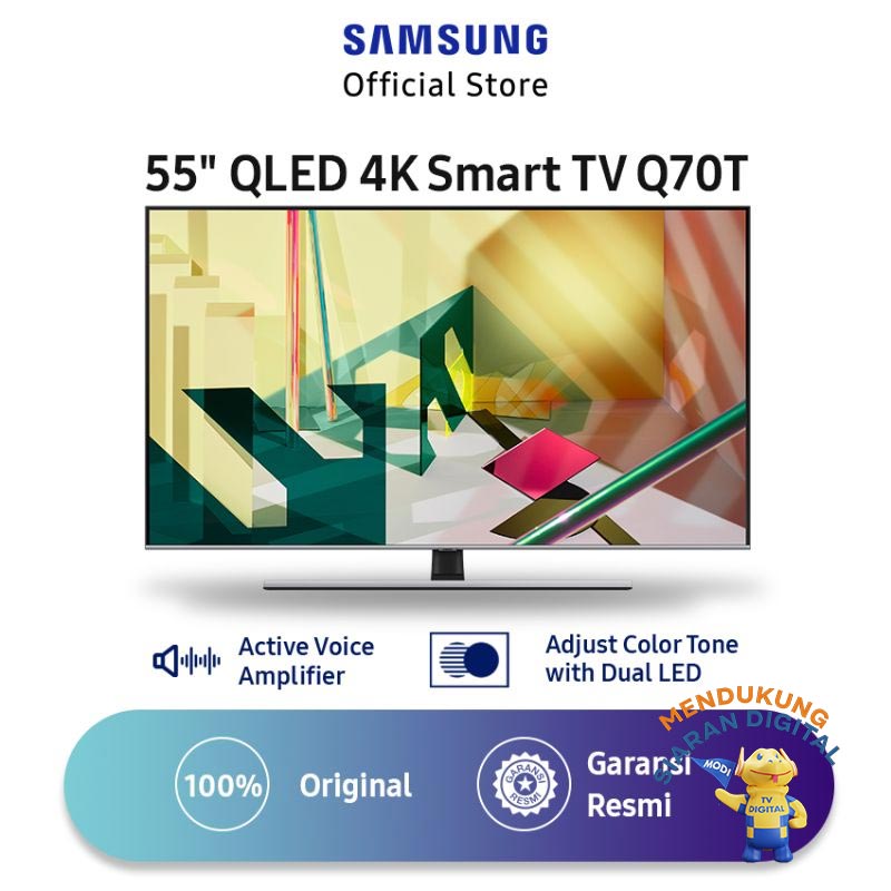 Jual Samsung Qa55q70takxxd Qled 4k Smart Tv 55 Inch Terbaru Juni 2021 Blibli