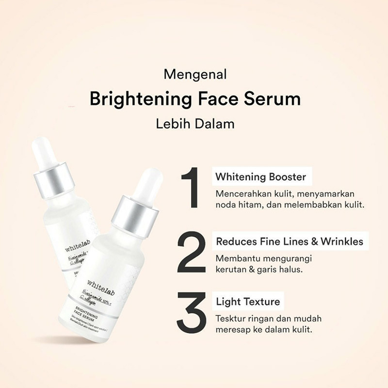 white lab serum acne