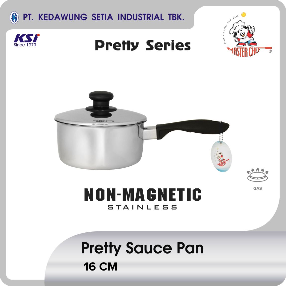 Jual Master Chef Pretty Panci Stainless Sauce Pan [16 Cm] Di Seller Ksi ...