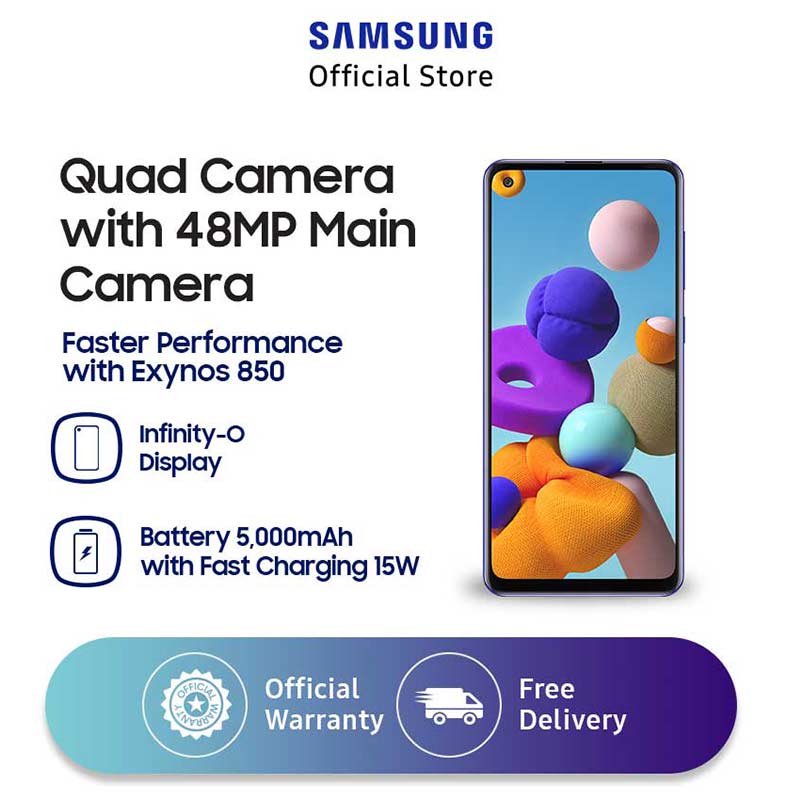 Jual Samsung Galaxy A21s Smartphone [6 GB/ 64 GB] Online
