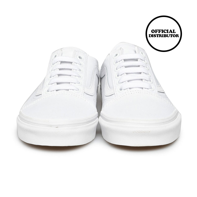 vans old skool mule white