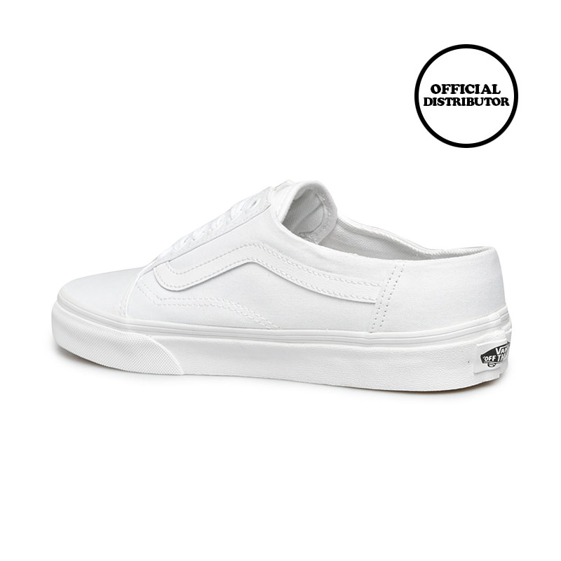 vans old skool mule white