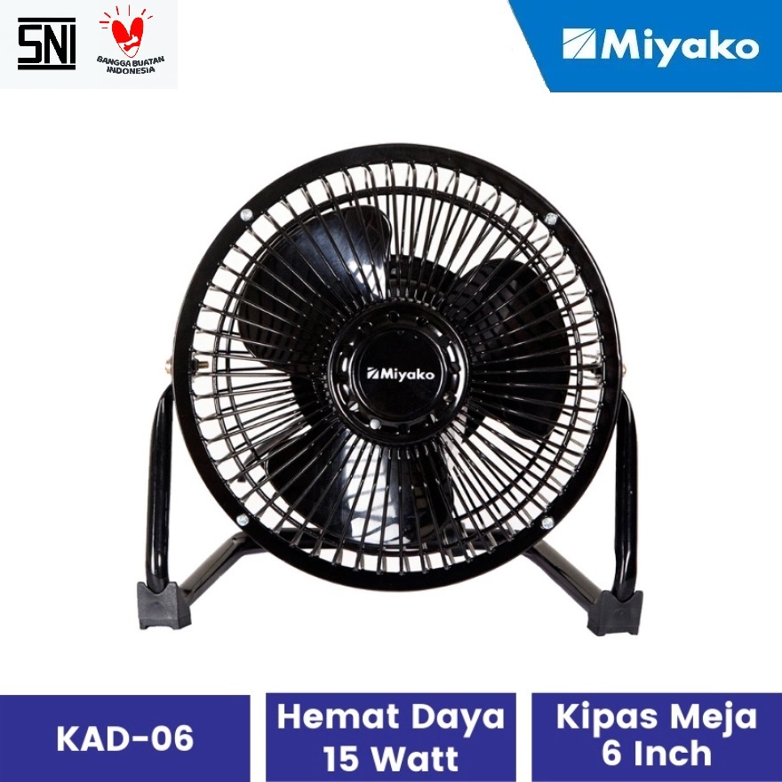 Jual miyako kad 06 kipas angin mini desk fan 6 inch di seller miyako