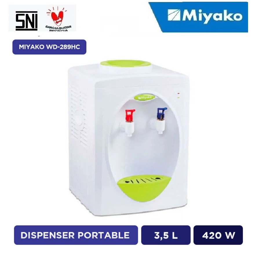Promo Miyako Wd289 Hc Water Dispenser Hot & Cool 420 Watt Diskon 26
