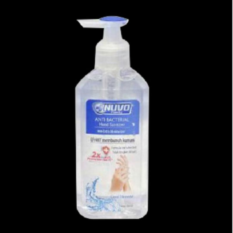 Jual Nuvo Hand Sanitizer Gel Antibacterial Biru [250 mL] di