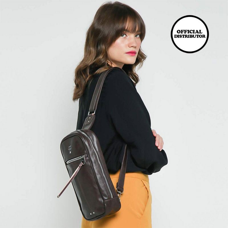 Anello premium leather body bag top