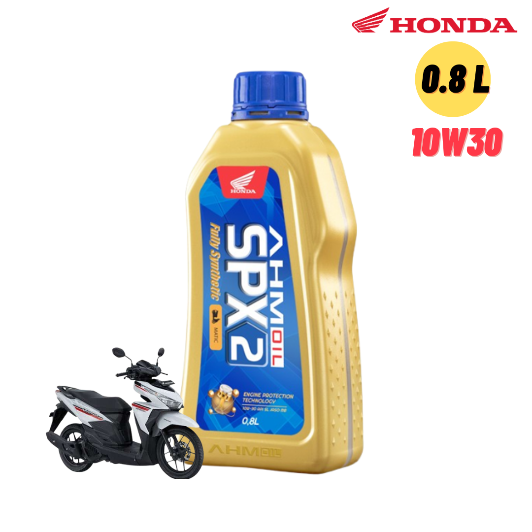 Promo Ahm Honda Oil Spx2 10w30 [0.8 L] Oli Motor Honda Vario 125
