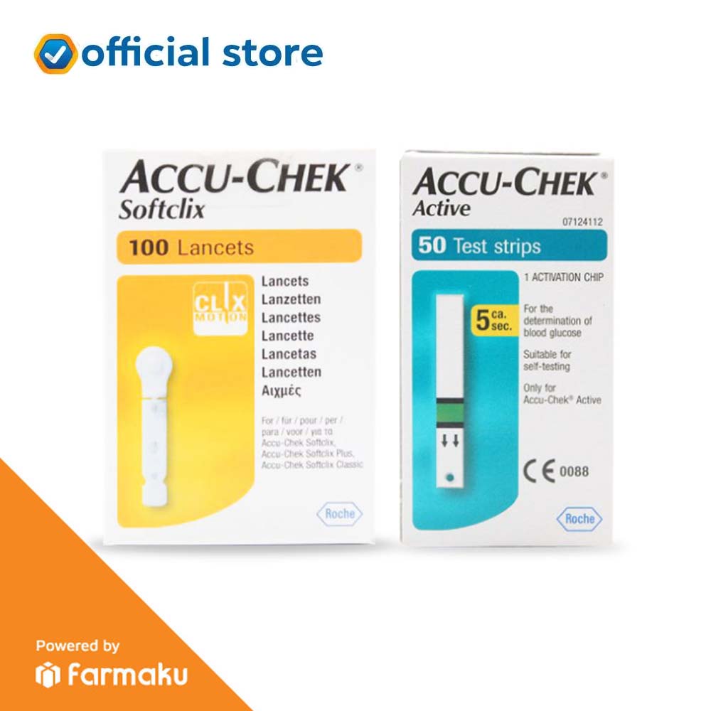 Jual Value Pack AccuChek Instant Family Pack + Lancet 100's di Seller AccuChek by Farmaku
