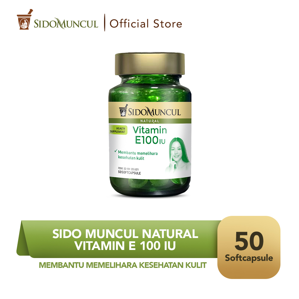Sidomuncul Natural Vitamin E 100 Iu Soft Capsule 50 Kapsul Terbaru Agustus 21 Harga Murah Kualitas Terjamin Blibli Sidomuncul Natural Vitamin E 100 Iu Soft Capsule 50 Kapsul Terbaru Agustus 21 Harga Murah Kualitas Terjamin Blibli