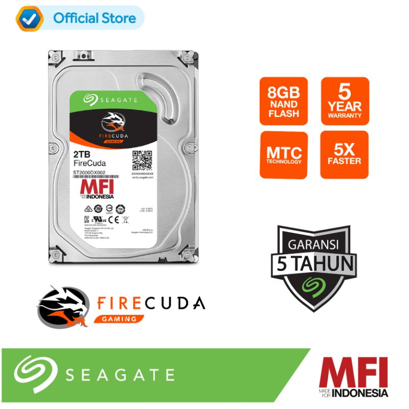 â Seagate Firecuda 3.5-inch Hard Disk Internal 2tb Sshd [st2000dx002