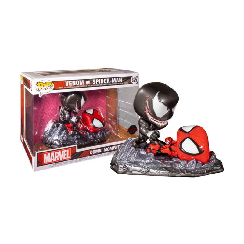 Jual Funko Pop! Comic Moments Marvel Venom Vs Spider-man Metallic
