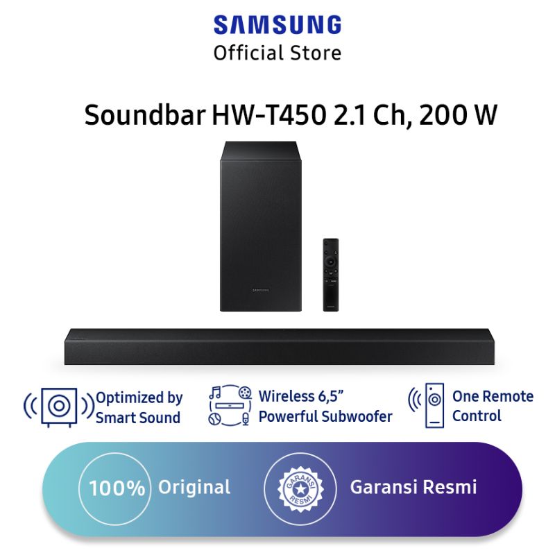 Jual Samsung HW-T450 Soundbar [2.1 Ch 