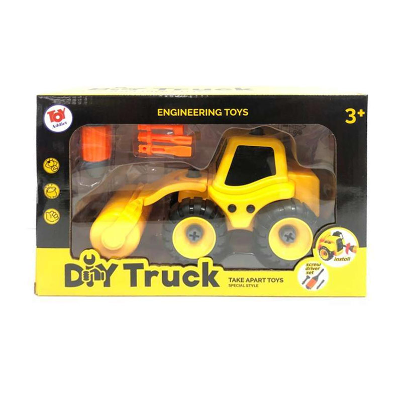 Jual Toy Addict DIY Truck Compactor Truck Enginnering Car Mainan Anak