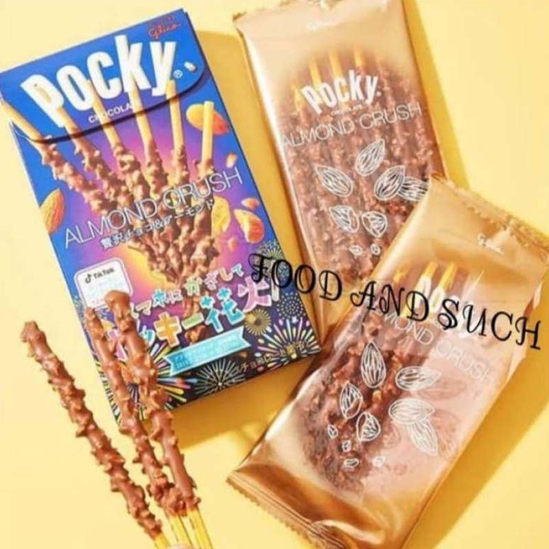 Jual Pocky Chocolate Almond Crush Biskuit Camilan di Seller Heryanto