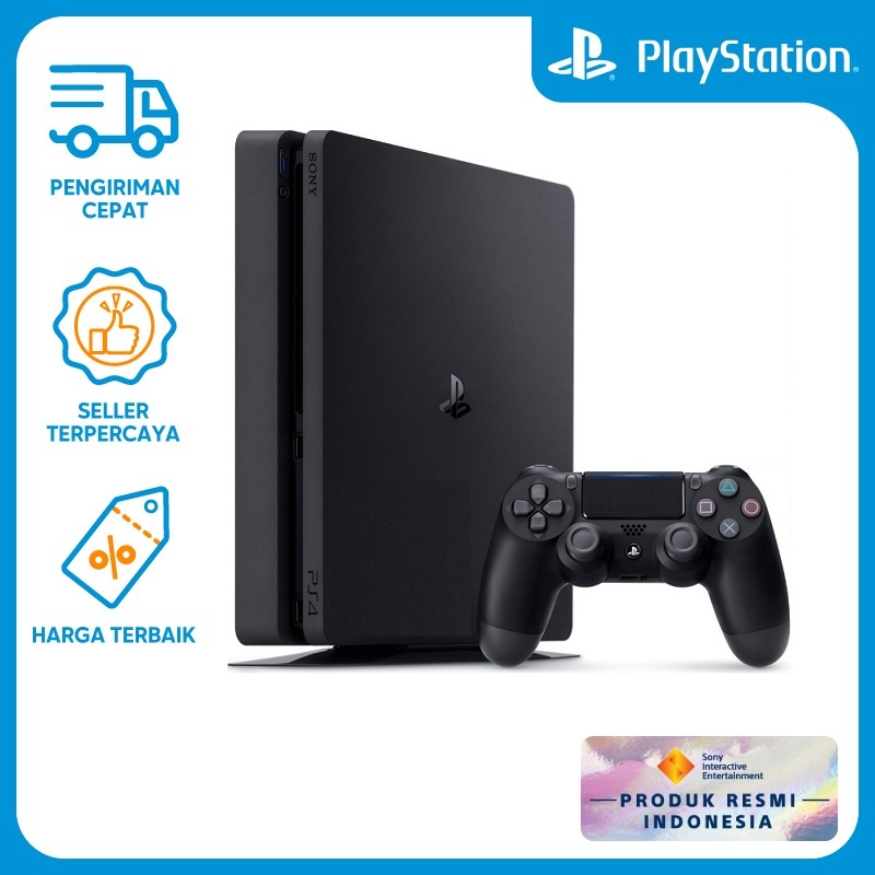 Jual SONY PS4 Slim Game Console 1 TB Garansi Resmi Sony