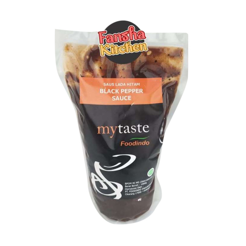 Jual Black Pepper Sauce Saus Lada Hitam My Taste 1 KG Halal Enak