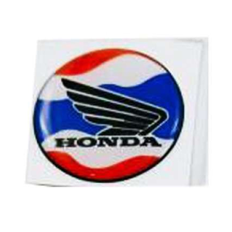 Jual Cahaya Stiker Emblem Timbul Logo Honda Sayap - BLACK WHITE di 