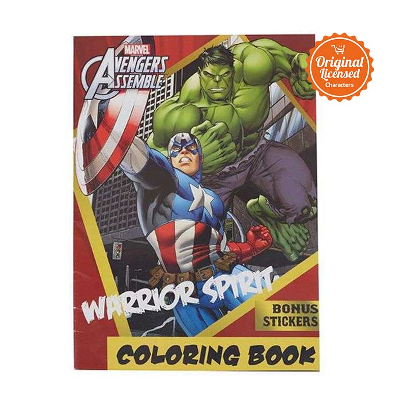 Jual The Avengers Coloring Book L (warrior Spirit) Di Seller Character