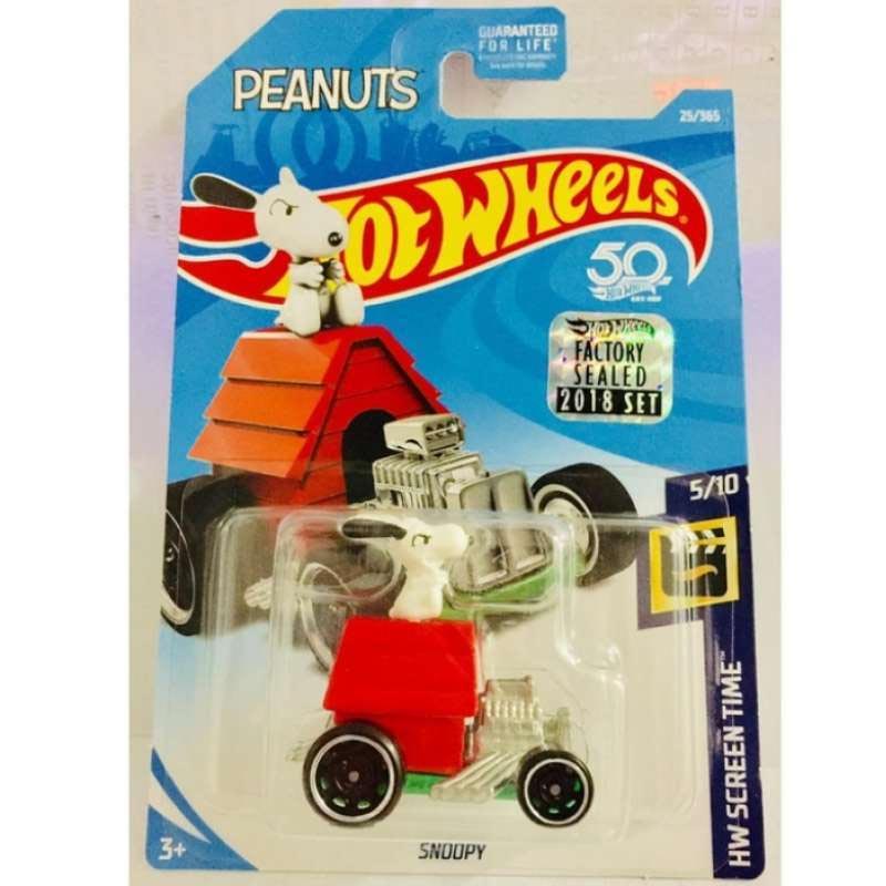 snoopy hot wheels 2018