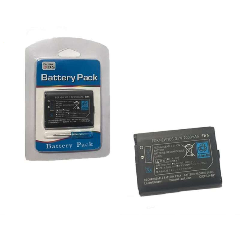 Promo Battery Batre Baterai Pack Nintendo New 3DS 2000mAh di Seller