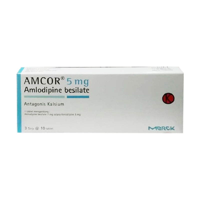 Jual Merck Amcor Amlodipin Besilate Resep Dokter Bok 30 Tablet 5 Mg Terbaru Juni 2021 Blibli