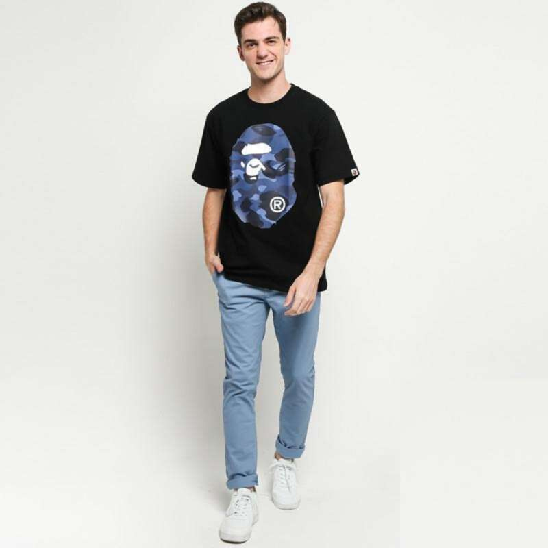 navy bape shirt