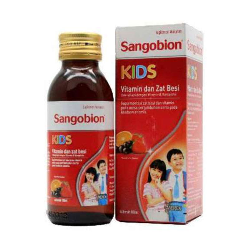 Jual Sangobion Kids Vitamin Dan Zat Besi Syrup Rasa Buah Buahan Suplemen 100 Ml Terbaru November 2021 Harga Murah Kualitas Terjamin Blibli