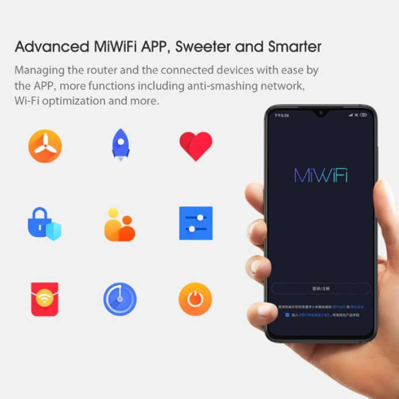    Jual Xiaomi Redmi AC2100 Router Gigabit Dual-Band Wireless