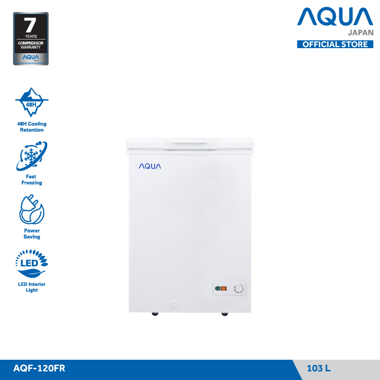 Jual Aqua Japan Aqf120fr Chest Freezer [103 L] Di Seller Kencana205