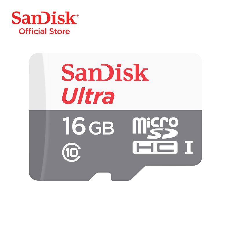Jual Sandisk Ultra Micro SD Memory Card [Original/ 16 GB/ 80Mbps/ Class