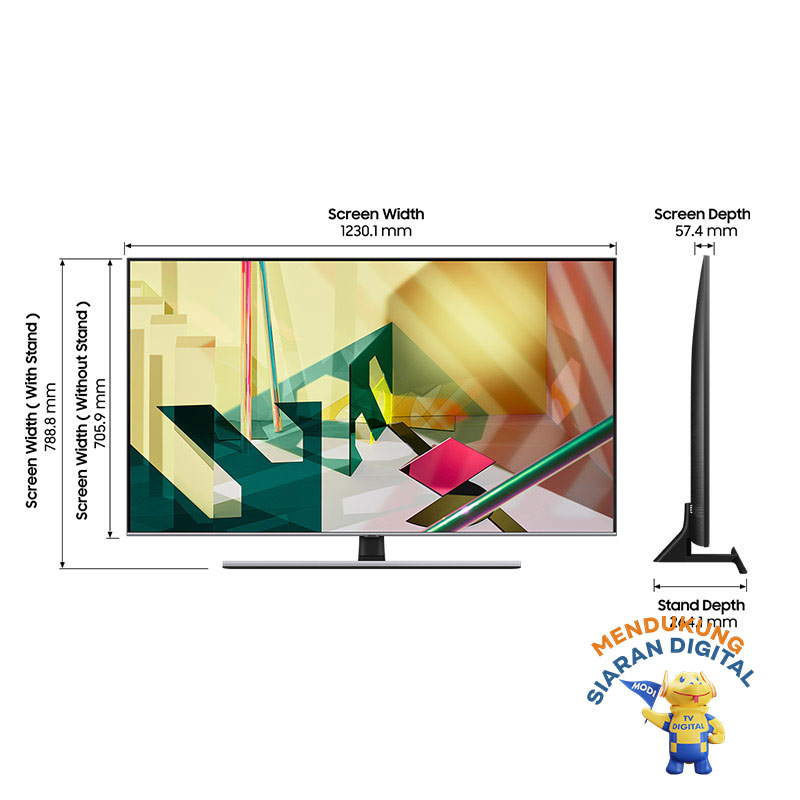Samsung Qa65q70takxxd Qled 4k Smart Tv 65 Inch Terbaru Agustus 2021 Harga Murah Kualitas Terjamin Blibli