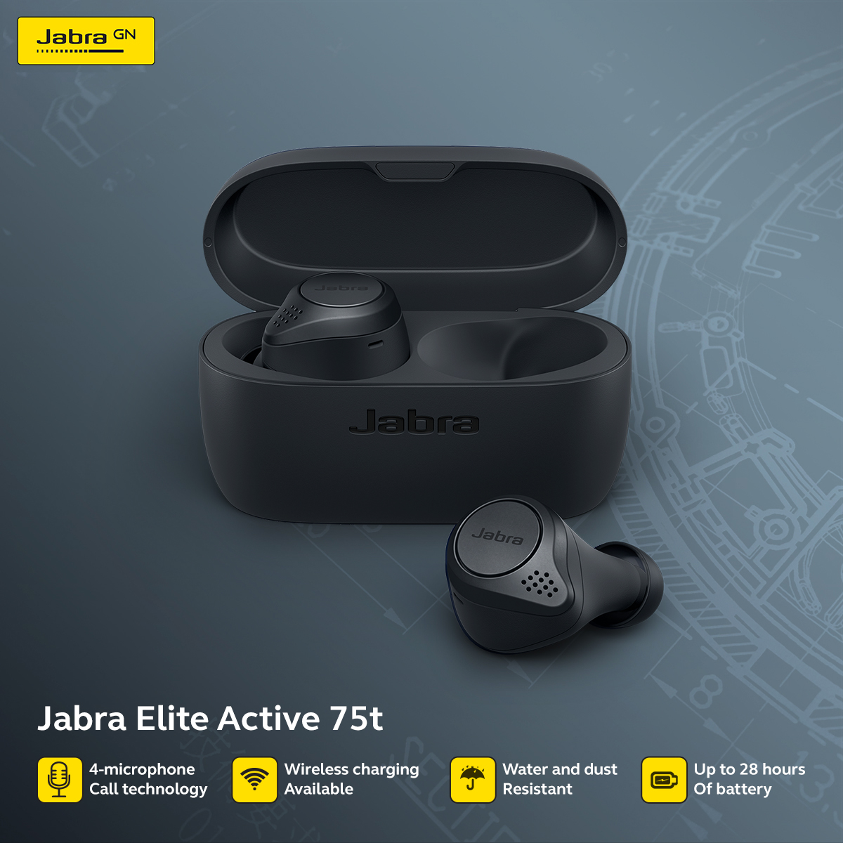 Jual Promo Jabra Elite Active 75t Headset di Seller Blibli