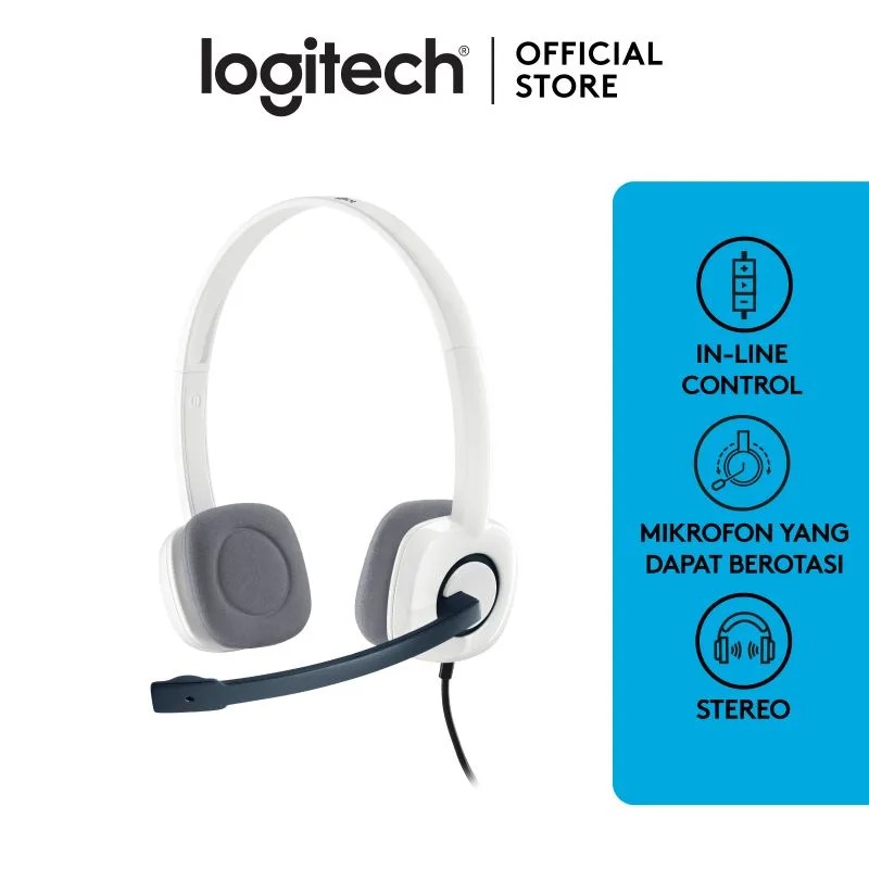 Promo Logitech H150 White Stereo 