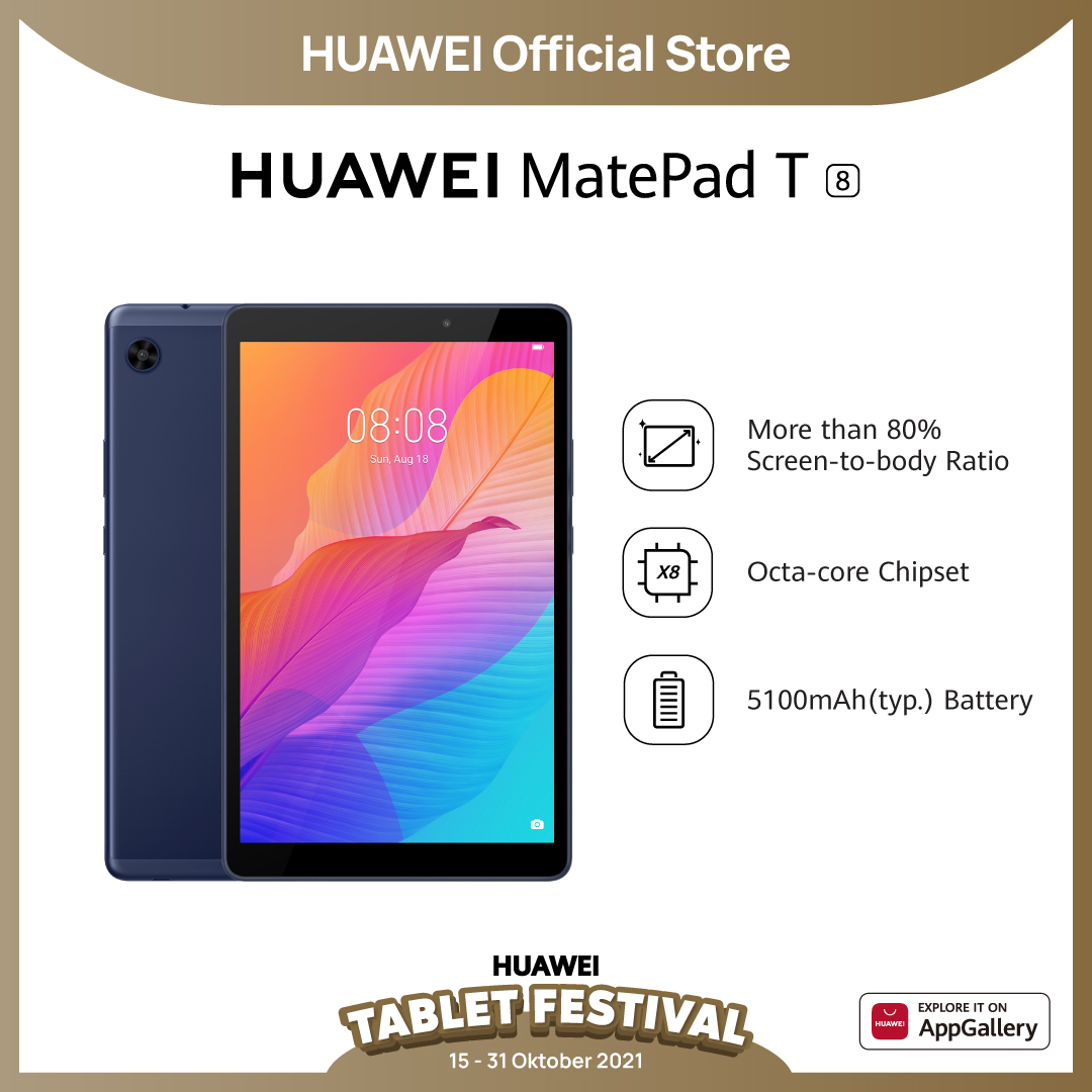 Jual Huawei Matepad T8 Tablet [2+32gb] 8 Inci 12 Hours Video