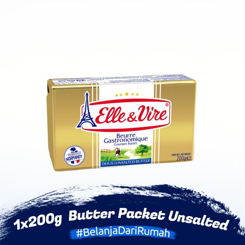 Jual Elle & Vire Butter Packets Unsalted [200 G] Di Seller Sukanda Frozen Food Gudang Blibli