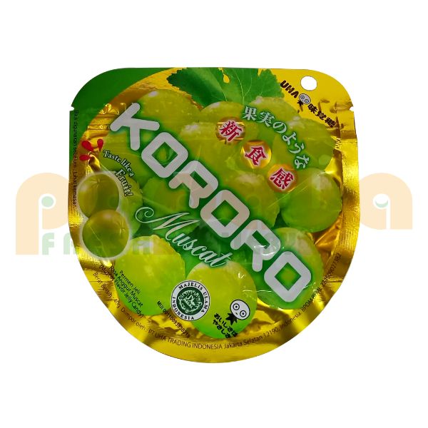 Jual UHA KORORO MUSCAT JELLY CANDY 40GR di Seller PAPAYA FRESH GALLERY