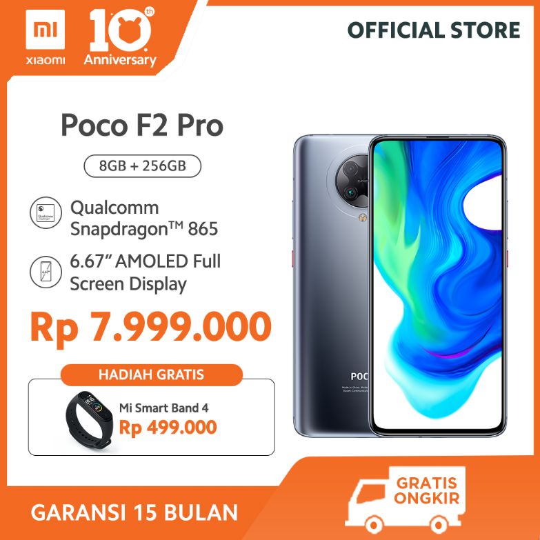 Jual Poco F2 Pro (8GB 256GB) Xiaomi Mi Band 4 Smart Band